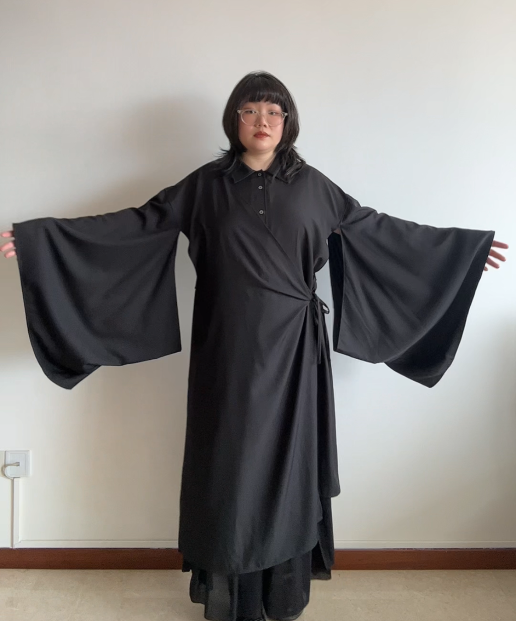 Not Conventional Kimono Wrap Dress