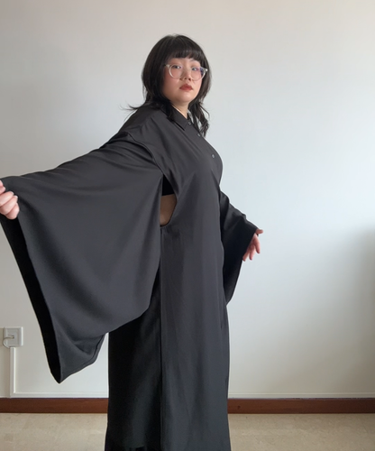 Not Conventional Kimono Wrap Dress