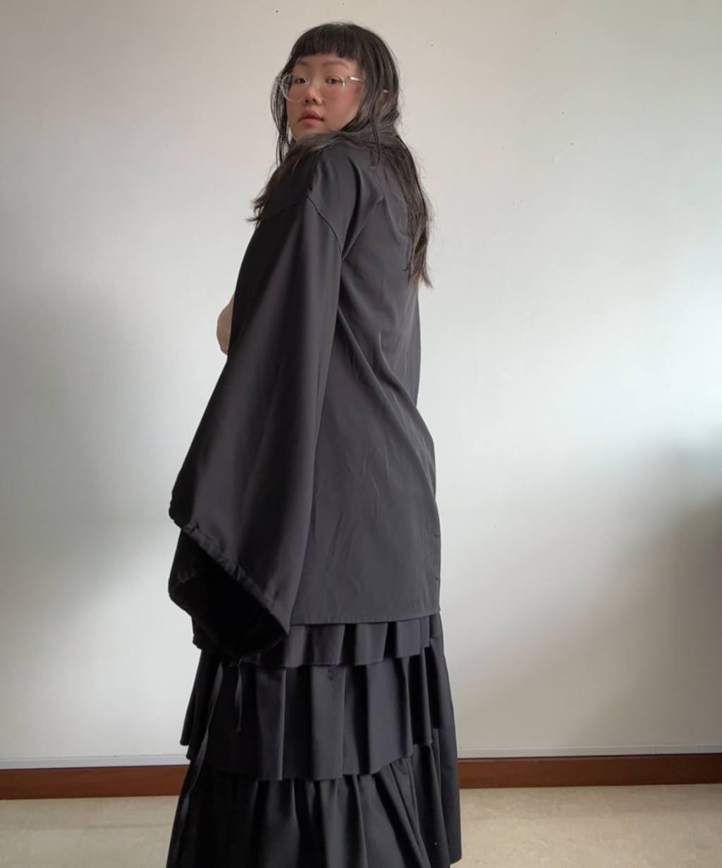 Not Conventional Kimono Sleeve Shirt