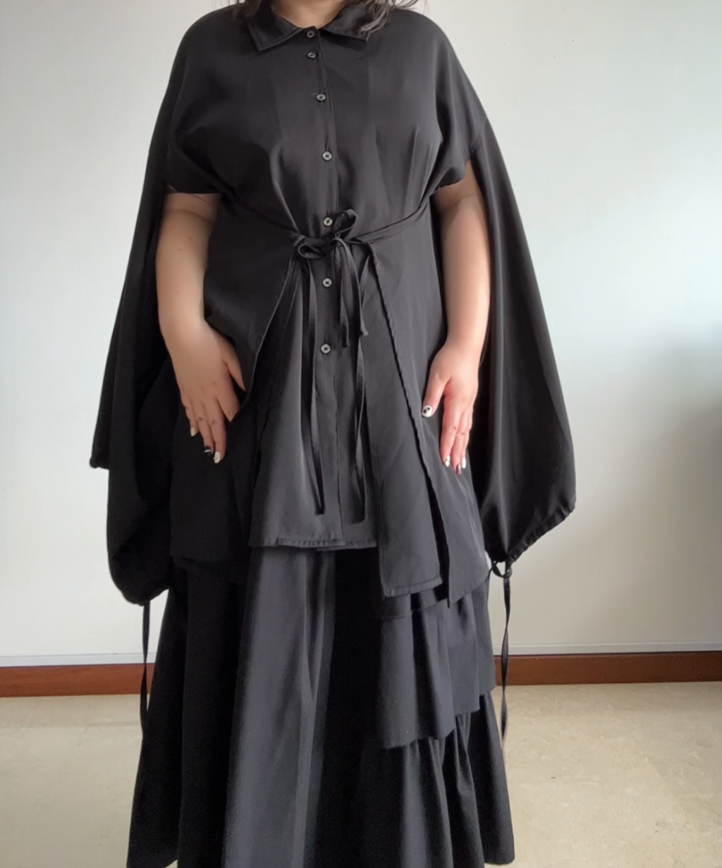 Not Conventional Kimono Sleeve Shirt