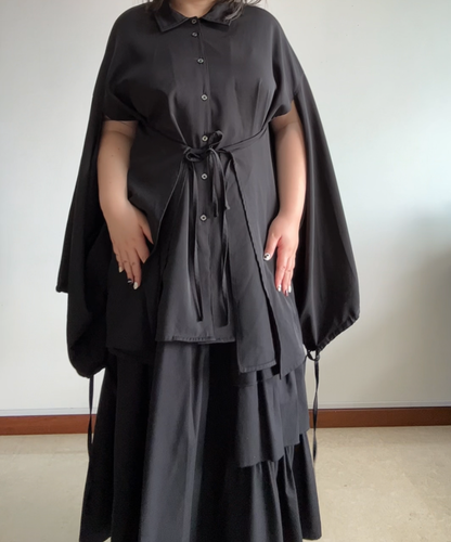 Not Conventional Kimono Sleeve Shirt