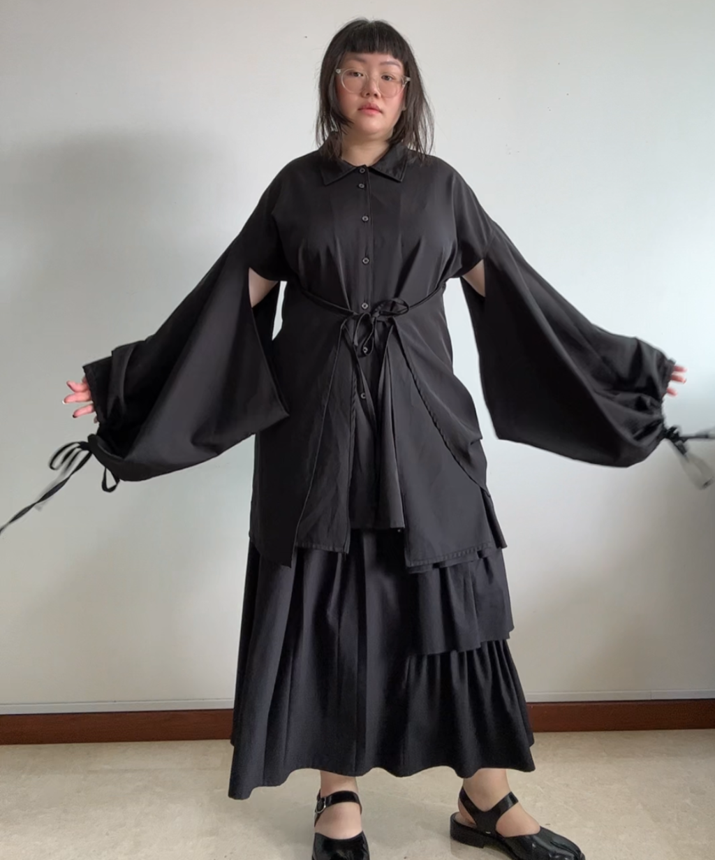 Not Conventional Kimono Sleeve Shirt
