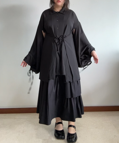 Not Conventional Kimono Sleeve Shirt