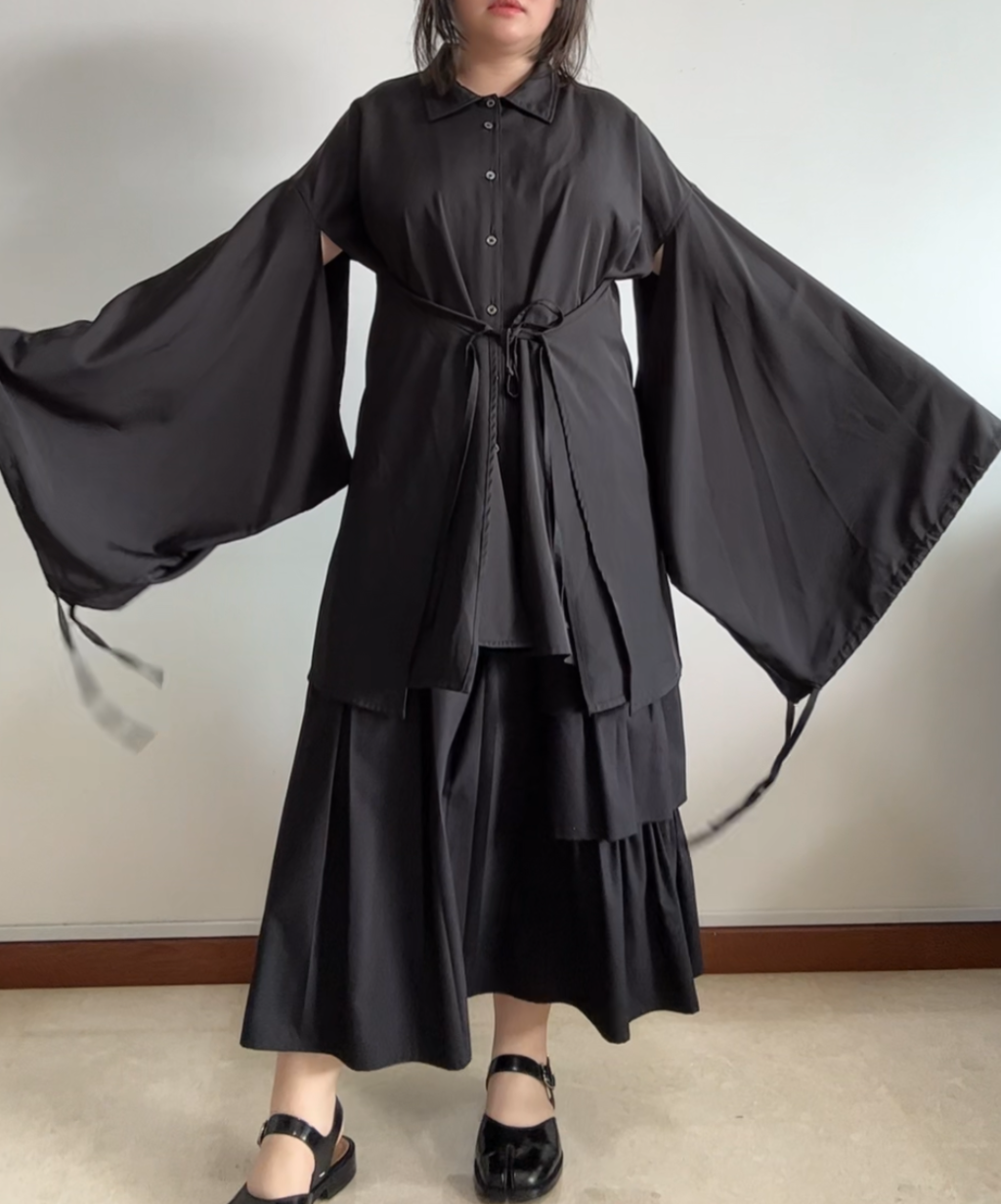 Not Conventional Kimono Sleeve Shirt