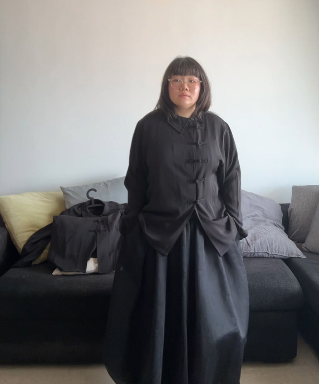 Not Conventional Asymmetrical Tang Shirt