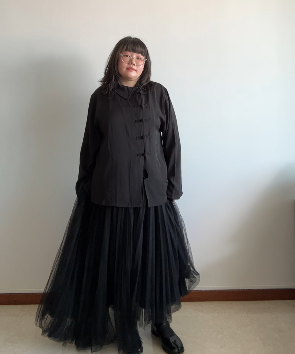 Not Conventional Asymmetrical Tang Shirt