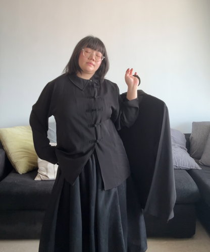 Not Conventional Asymmetrical Tang Shirt