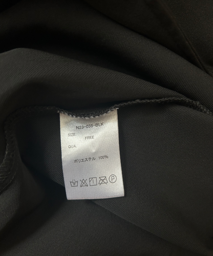 Not Conventional Mandarin Button Asymmetrical Shirt