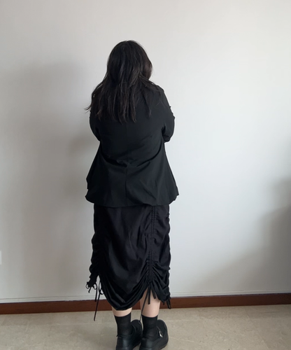 Not Conventional Shirring Skirt