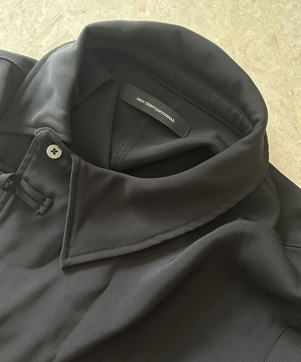 Not Conventional Asymmetrical Tang Shirt