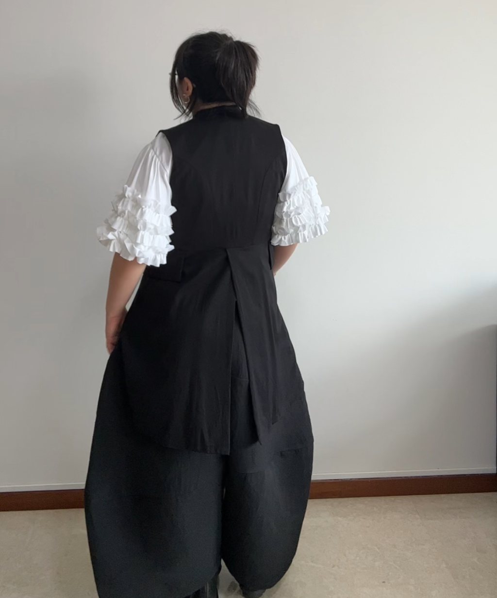 Alistair Trung Midnight Tailcoat Vest