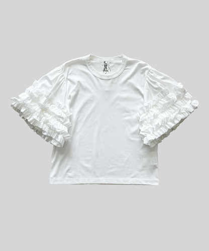 Noir Kei Ninomiya SS25 Ruffle Belle Sleeve Shirt (Condition 10/10)