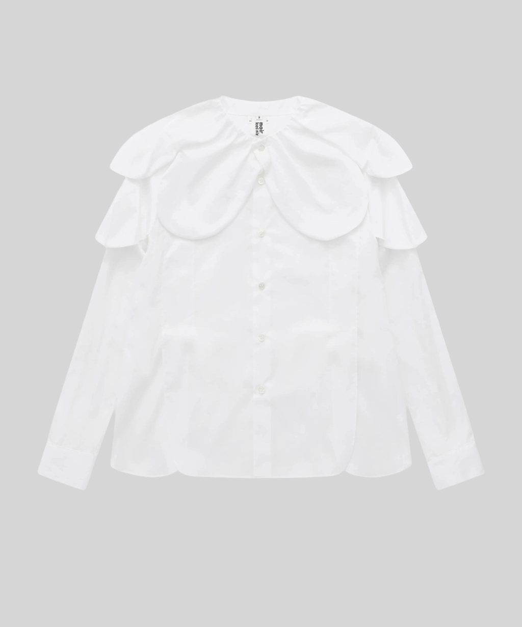 Noir Kei Ninomiya AW25 Flower Petal Collar Shirt (Condition 10/10)