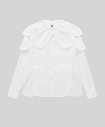 Noir Kei Ninomiya AW25 Flower Petal Collar Shirt (Condition 10/10)