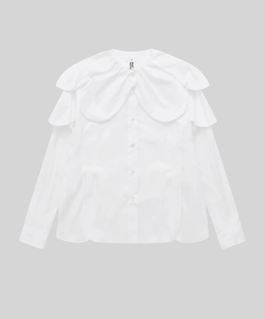 Noir Kei Ninomiya AW25 Flower Petal Collar Shirt (Condition 10/10)