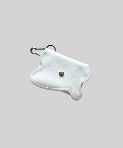 Nori Enomoto Wave Purse White