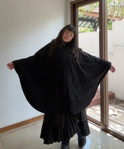 Not Conventional Upcycled Flying Squirrel Poncho