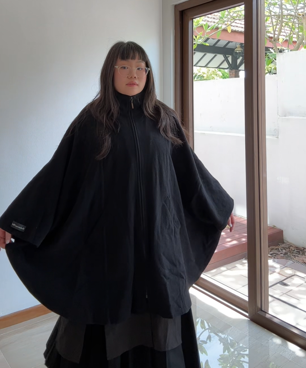 Not Conventional Upcycled Flying Squirrel Poncho