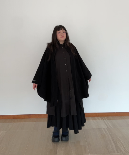 Not Conventional Upcycled Flying Squirrel Poncho