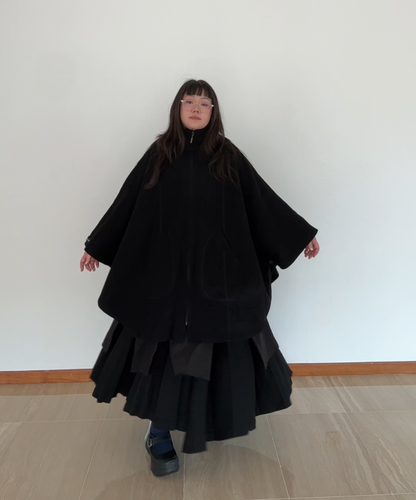 Not Conventional Upcycled Flying Squirrel Poncho