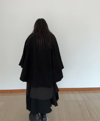 Not Conventional Upcycled Flying Squirrel Poncho