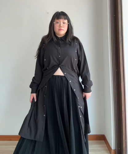 Not Conventional Multi Panel Dress Shirt