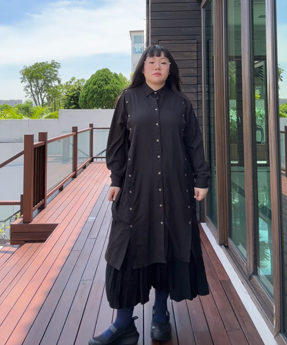 Not Conventional Multi Panel Dress Shirt