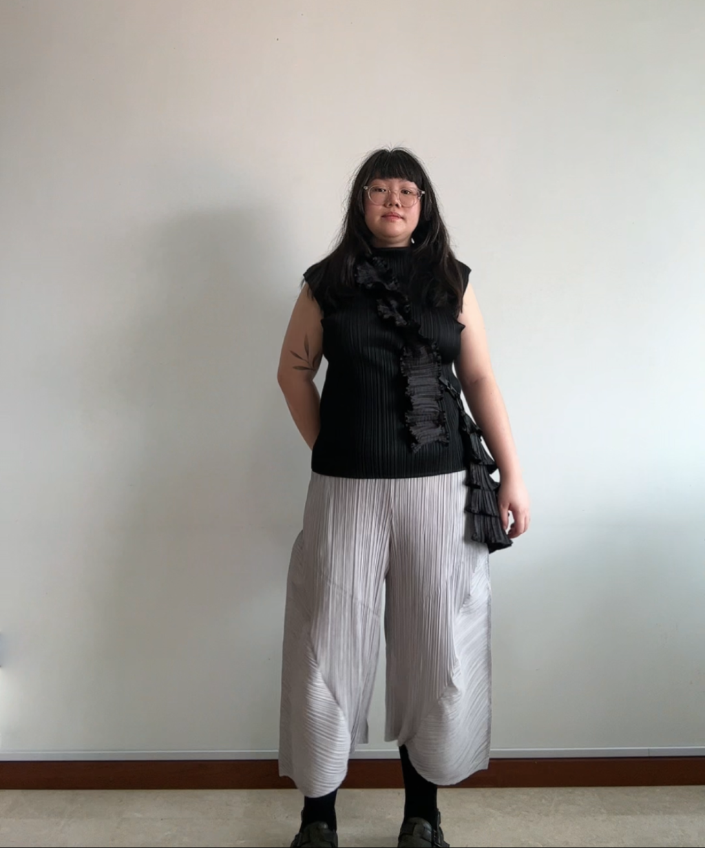 Pleats Please Bounce Series Wide Leg Pants