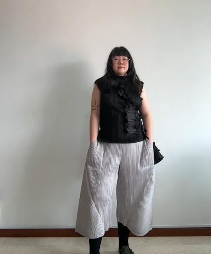 Pleats Please Bounce Series Wide Leg Pants