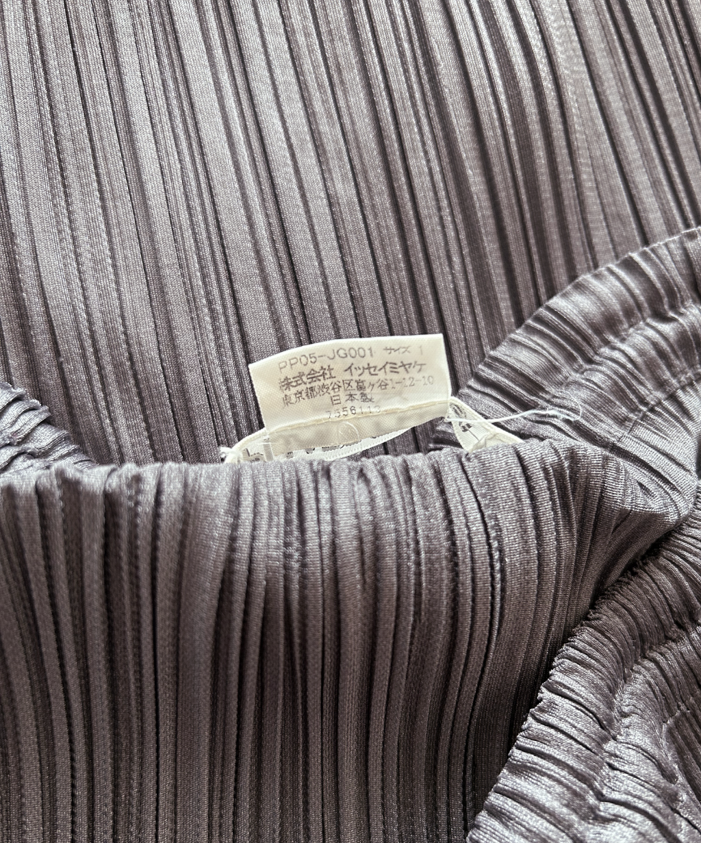 Pleats Please Long Pencil Skirt