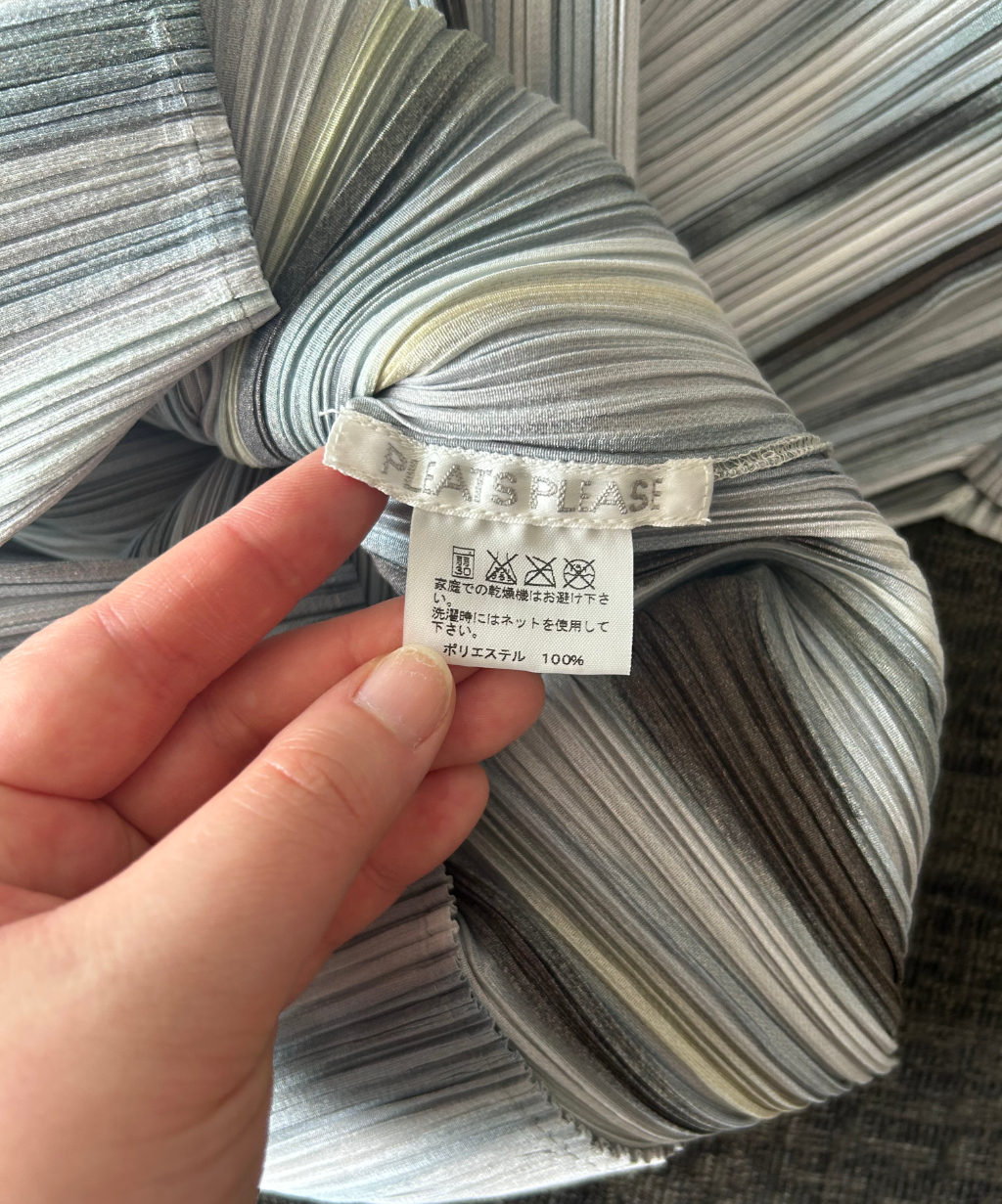 Pleats Please Abstract Sky Print Top