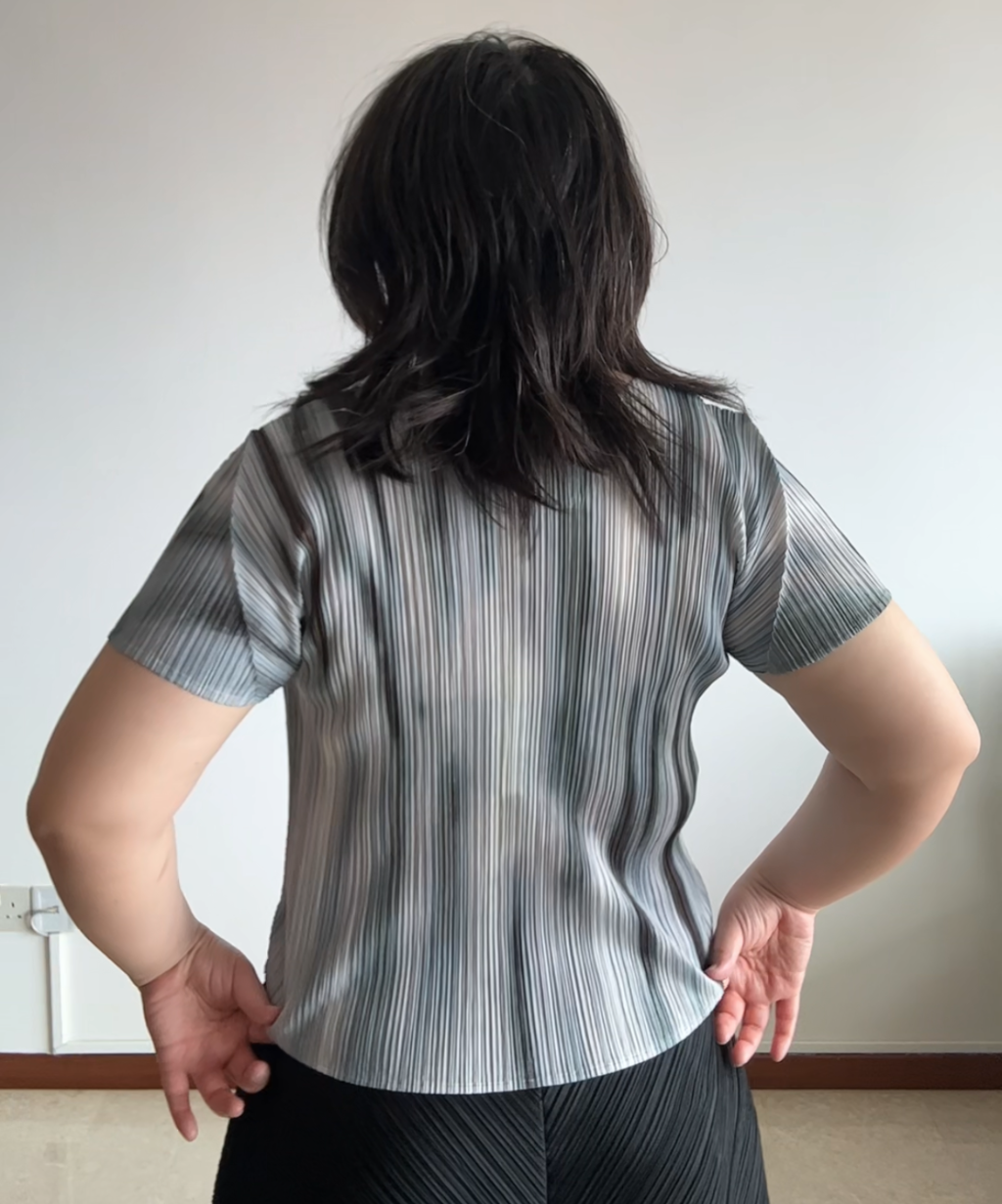 Pleats Please Abstract Sky Print Top