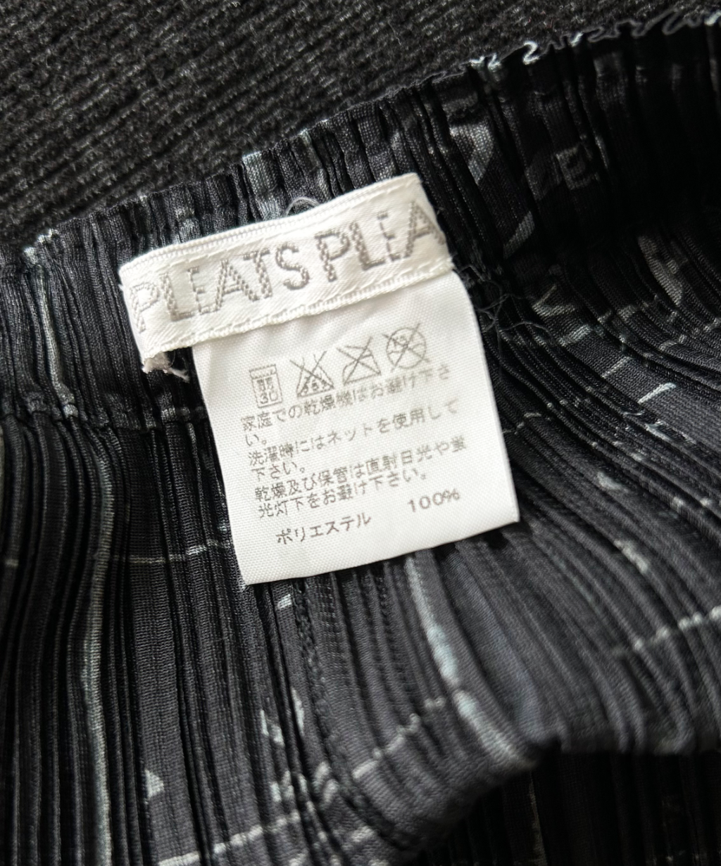 Issey Miyake Animation Frame Pleated Skirt