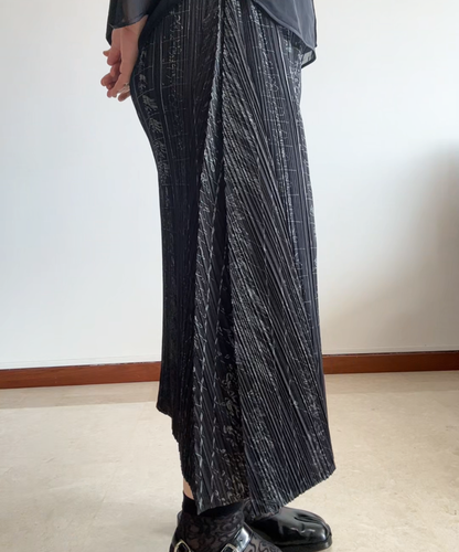 Issey Miyake Animation Frame Pleated Skirt