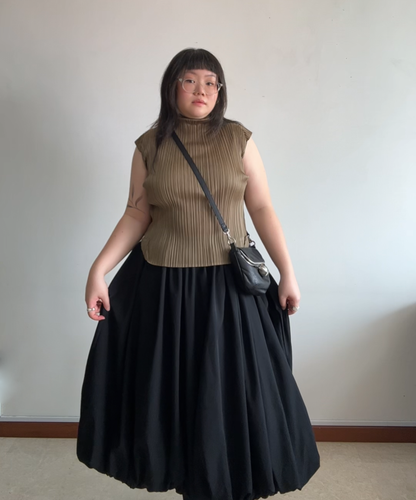 Kawa Kawa Kisslock Crossbody Leather Bag (S)