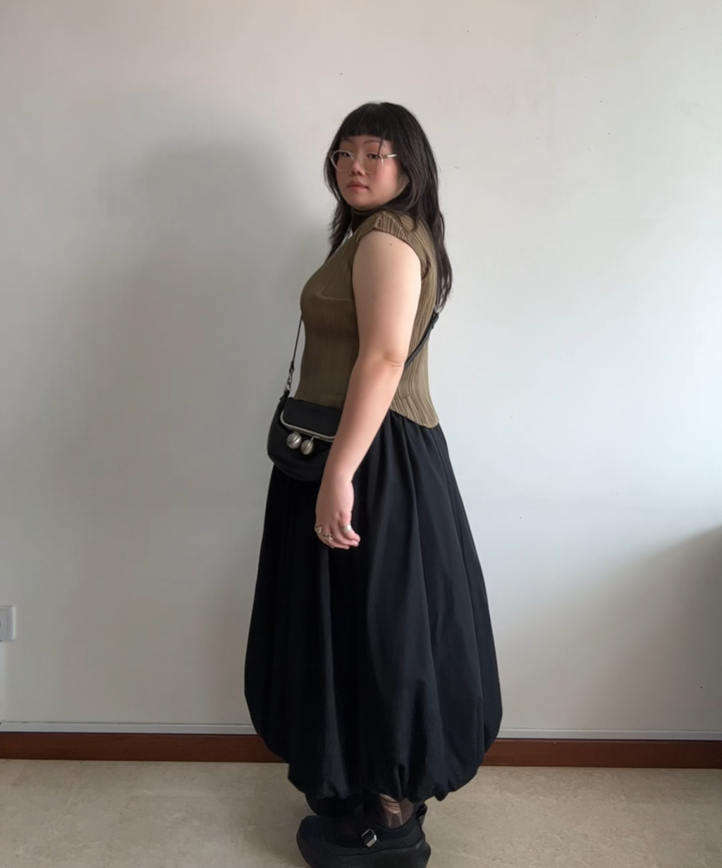 Kawa Kawa Kisslock Crossbody Leather Bag (S)