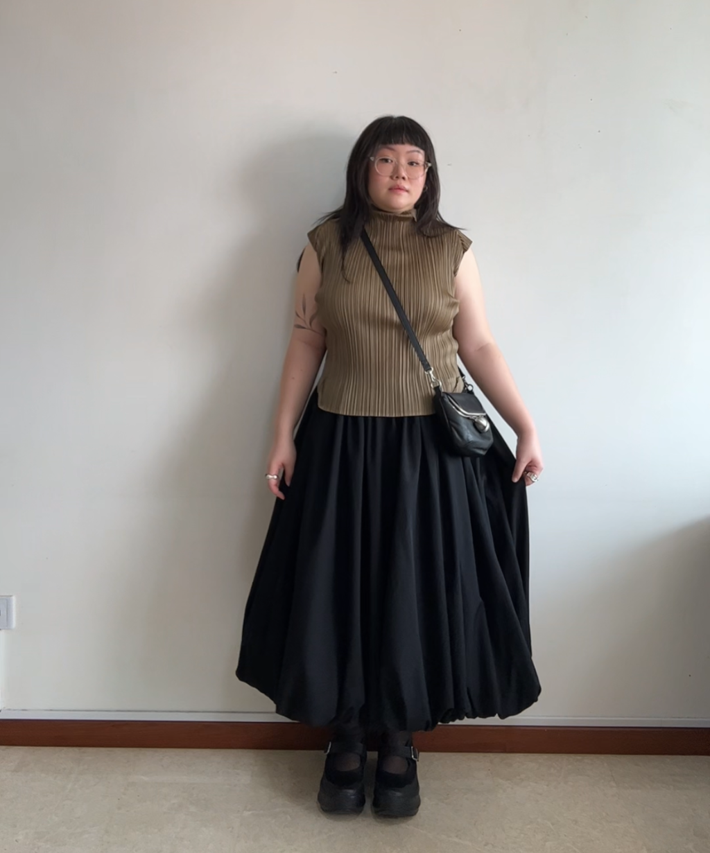 Kawa Kawa Kisslock Crossbody Leather Bag (S)