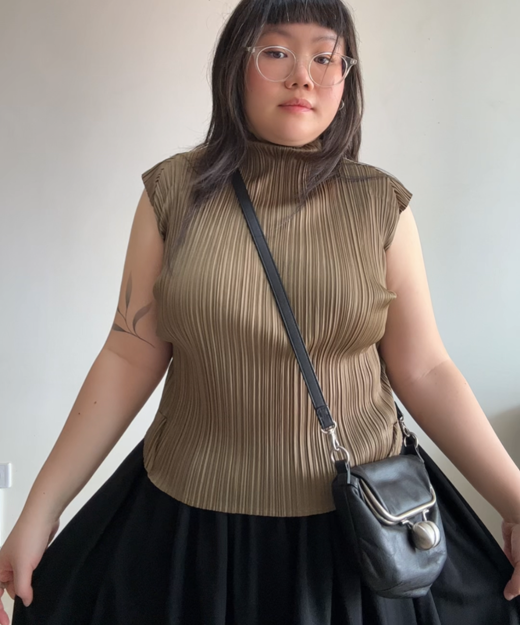 Kawa Kawa Kisslock Crossbody Leather Bag (S)