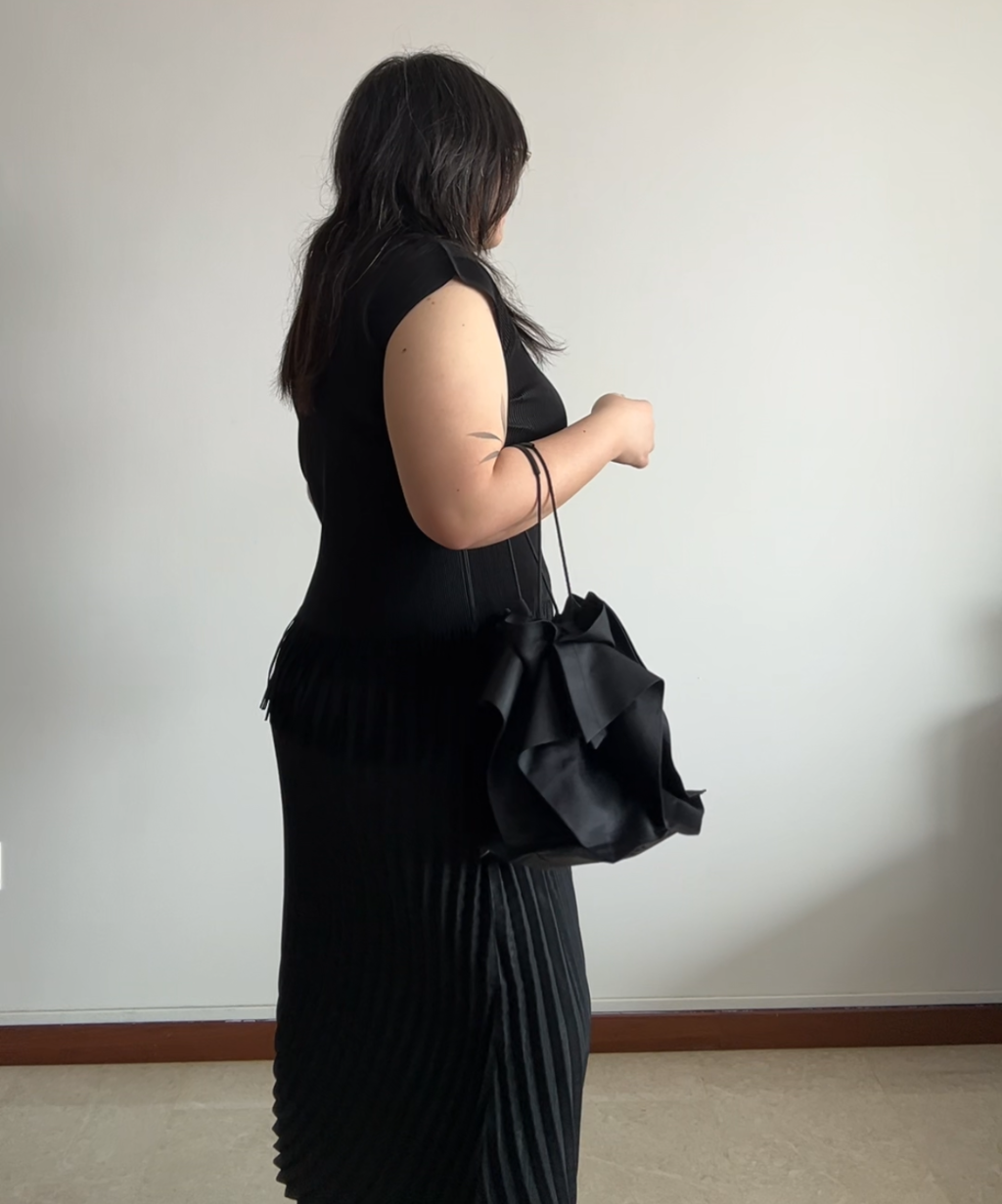 132.5 Issey Miyake Pleated Origami Bag