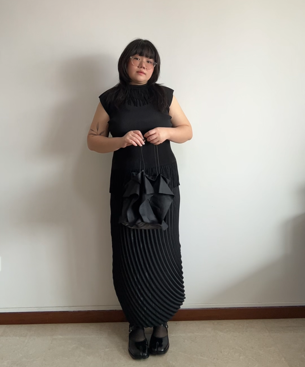 132.5 Issey Miyake Pleated Origami Bag