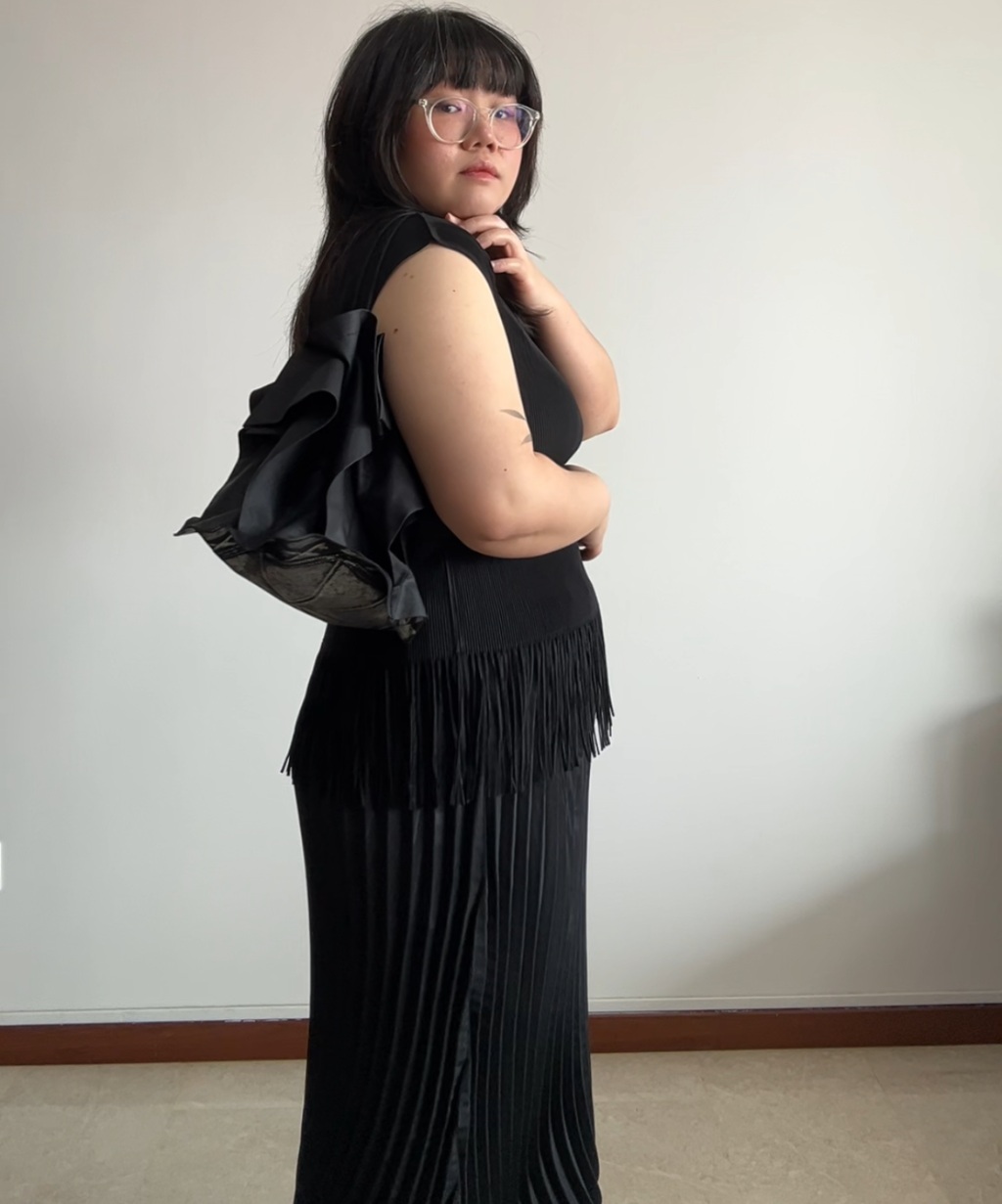 132.5 Issey Miyake Pleated Origami Bag