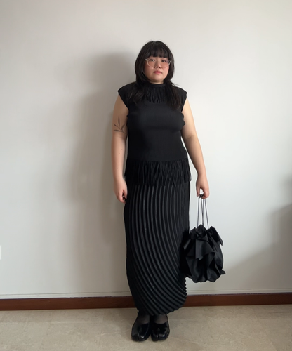 132.5 Issey Miyake Pleated Origami Bag