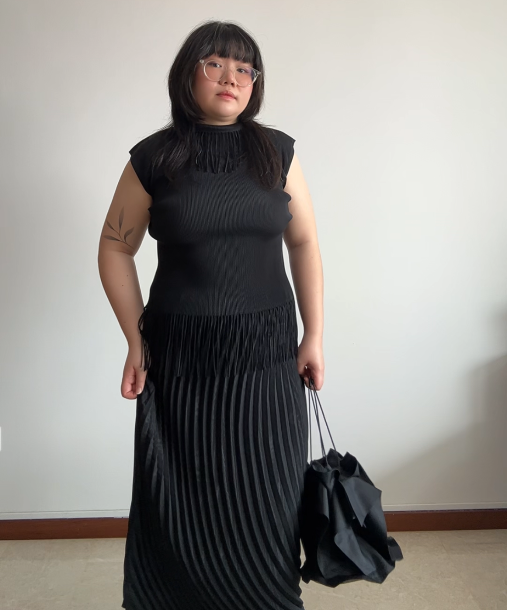 132.5 Issey Miyake Pleated Origami Bag