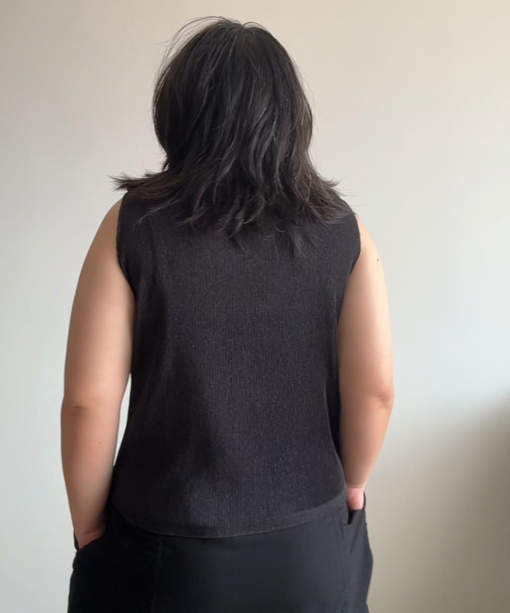 Pleats Please Basic Mist Sleeveless Top