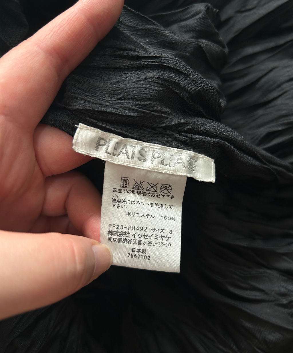 Pleats Please Moon Dots Pleated Dress