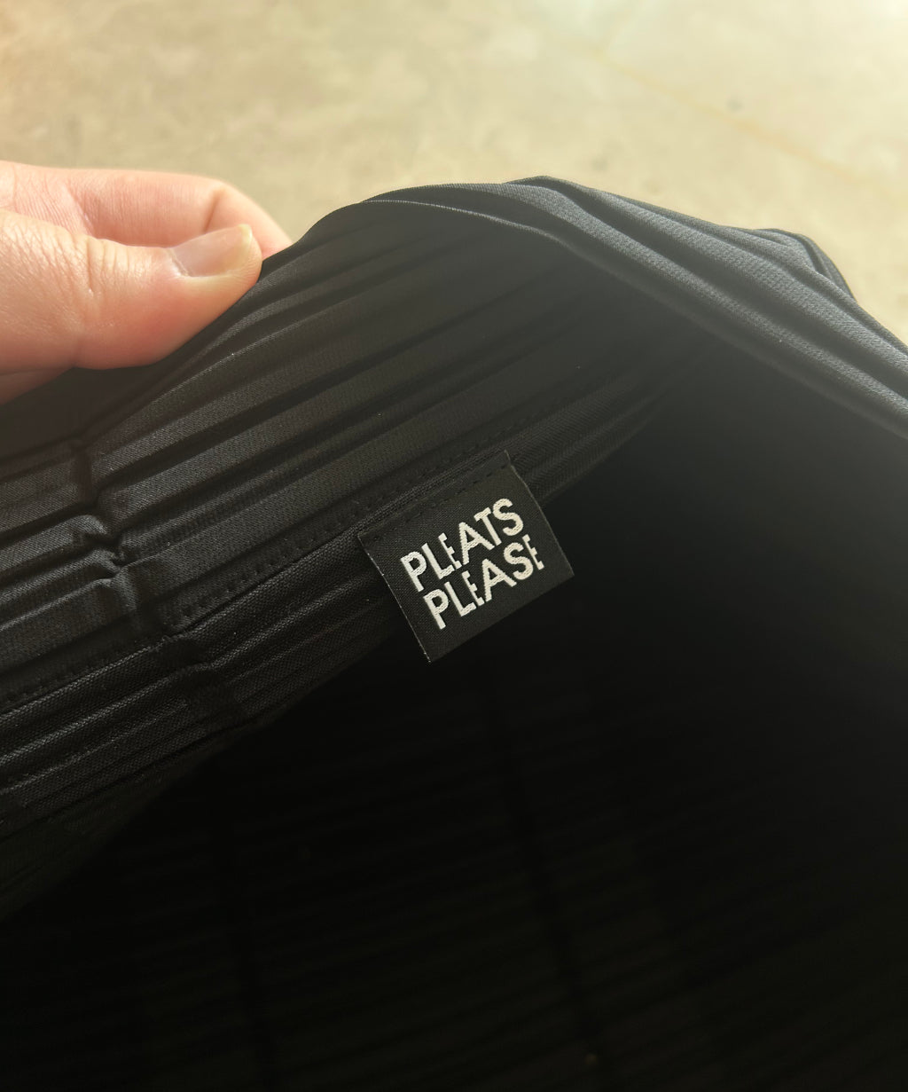 Pleats Please Pleated Basket Bag