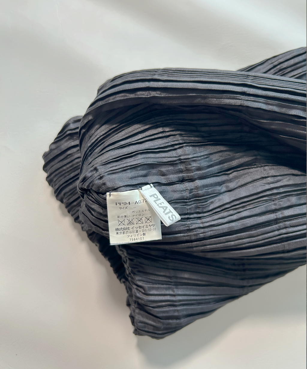 Pleats Please Tiered Ruffle Crossbody Bag