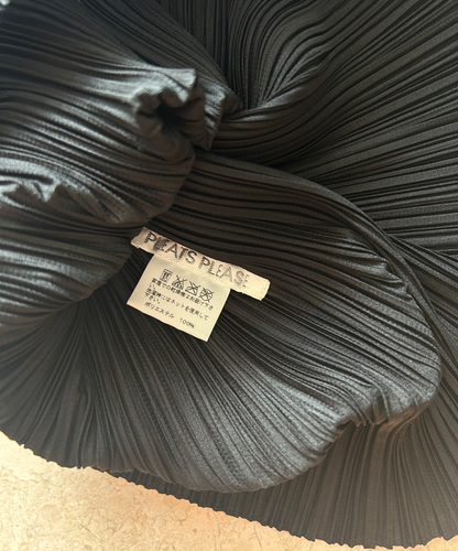 Pleats Please Sculptural Pleats High Neck Top