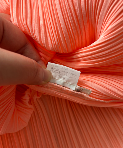 Pleats Please Cyber Neon Sleeveless Top