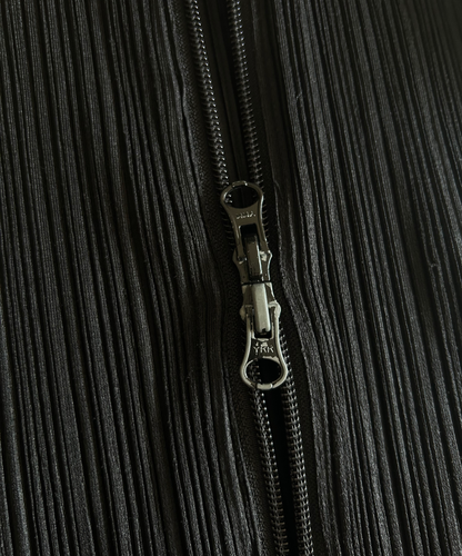 Pleats Please Double Zip Vest and Skirt Co-ord Set